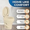 SeaFlo SFRTPH-02-01 Plastic RV Toilet Bone Color - Imex RV And Auto Parts