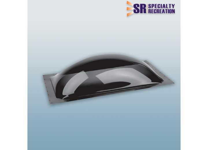 Specialty Rec Skylight Smoke 16 x 30 Rough - Durable and Weather-Resistant Glass Panel