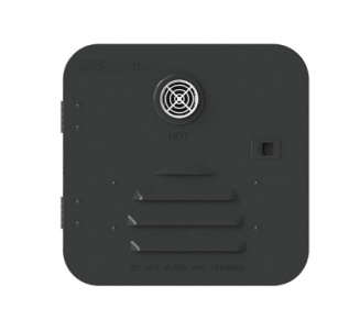 Suburban 6285AEB Water Heater Door | ST - 42 & ST - 60 Black - Imex RV And Auto Parts