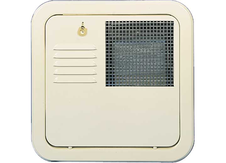 Suburban RV 6255ACW Water Heater Flush Mount Access Door (6 Gallon) Colonial White - 6255ACW - Imex RV And Auto Parts