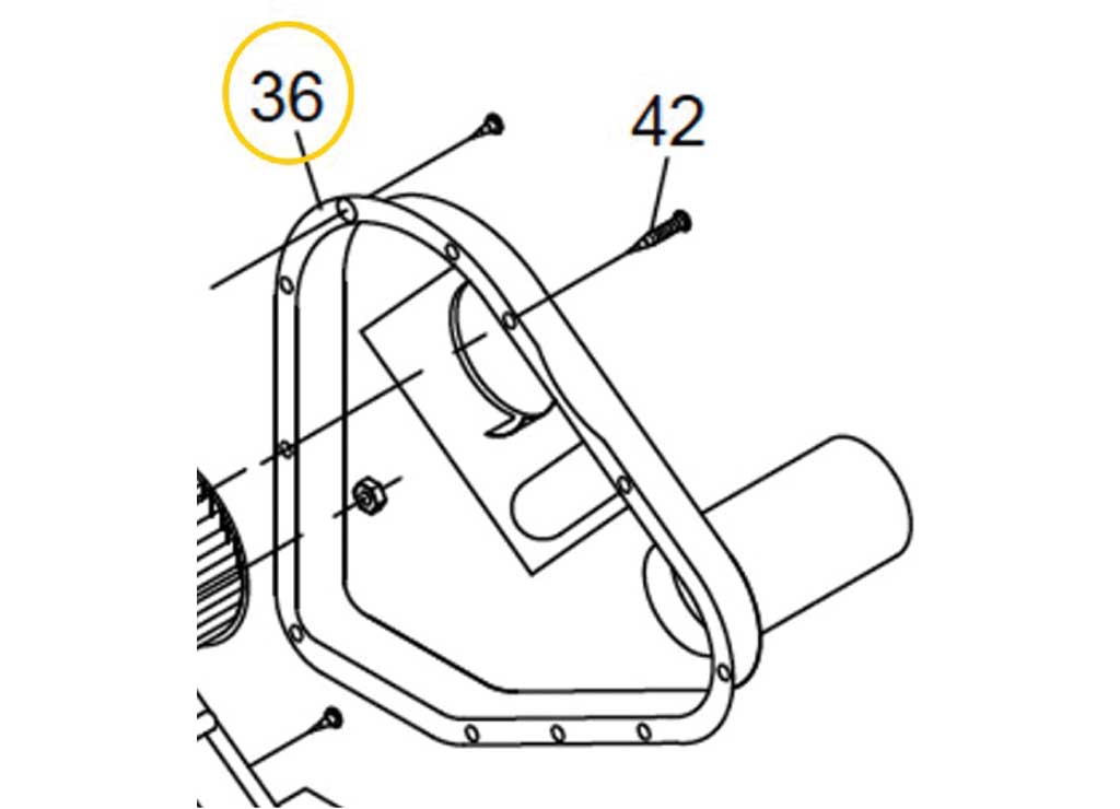 Suburban RV Combustion Air Housing Rear Half – Part Number 391059 - Imex RV And Auto Parts