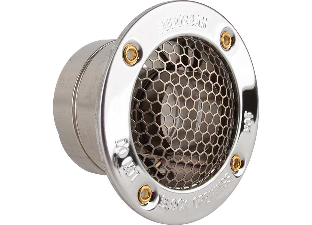 Suburban RV IW60 Wall Vent for 1 - 2 Inch Wall Thickness - Model 261617 - Imex RV And Auto Parts