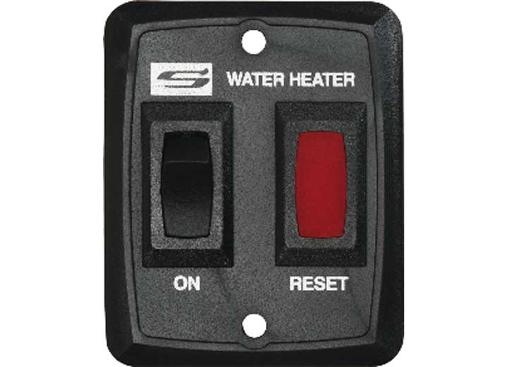 Suburban RV OEM Water Heater Wall Switch with Light Assembly - Black (Part 234229) - Imex RV And Auto Parts