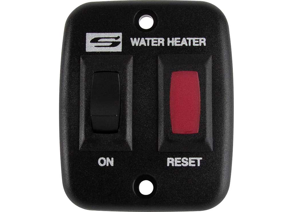 Suburban RV SPO Switch with Light Assembly - Black (Part 232229) - Imex RV And Auto Parts