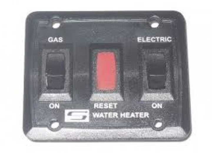 Suburban RV Water Heater Wall Switch Assembly Del Model 12 Volt Black - Part 233111 - Imex RV And Auto Parts