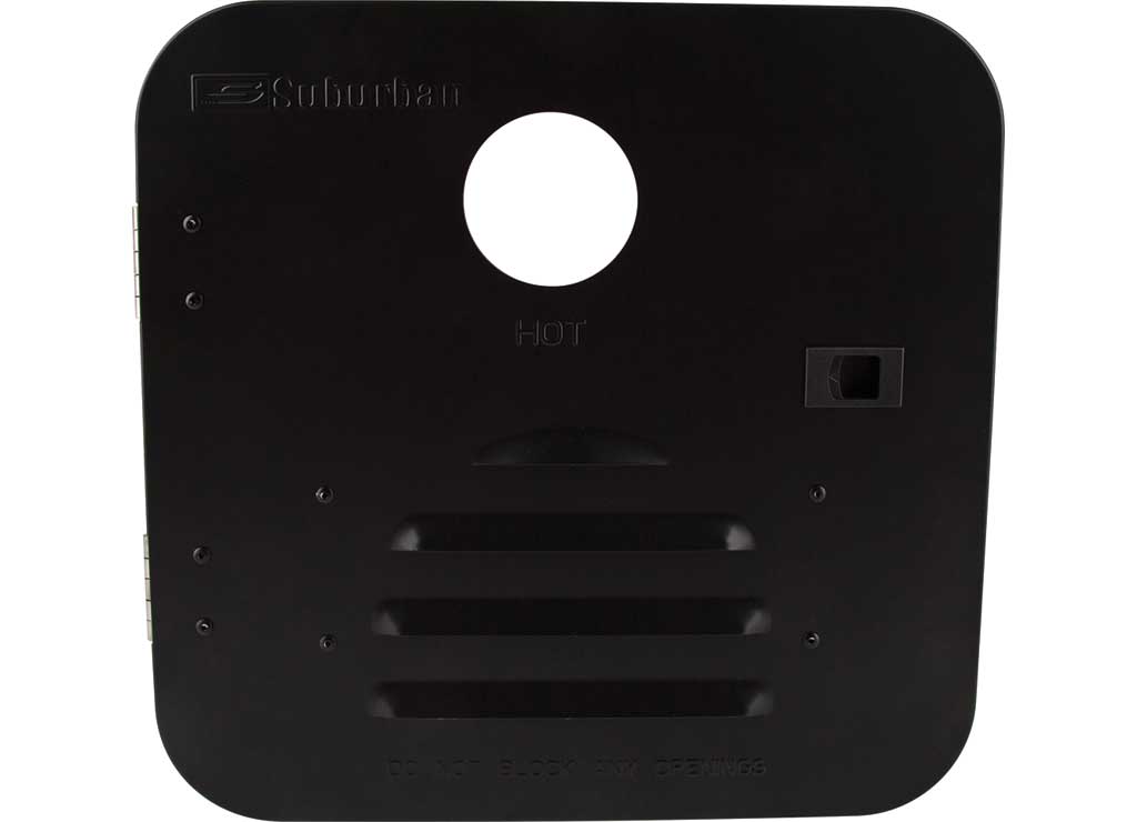 Suburban Water Heater Access Door St42/St60 Black by Suburban RV - Part 6285AEB - Imex RV And Auto Parts