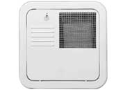 Suburban Water Heater Flush Mount Access Door with Frame for 10, 12, and 16 Gallon Models - Polar White | Part Number 6259APW - Imex RV And Auto Parts