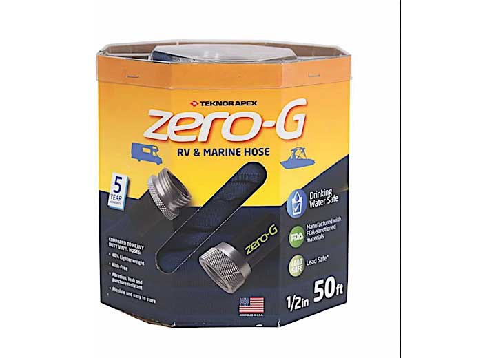 Teknor Apex Zerog Hose 1/2 Inch x 50 Feet – Durable Garden and Utility Hose - Imex RV And Auto Parts