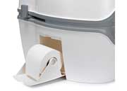 Thetford Porta Potti 565E White and Gray Plastic Portable Toilet - 5.5 Gallons - Imex RV And Auto Parts