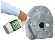 Thetford Porta Potti 565E White and Gray Plastic Portable Toilet - 5.5 Gallons - Imex RV And Auto Parts