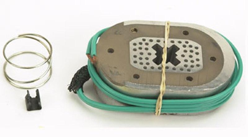 Trailer Brake Magnet; For 10 Inch Brake; 10 Inch x 2 - 1/4 Inch; Green Lead Wires; With Magnet Having Green Lead Wires/ Retainer Clip And Spring; Single - Imex RV And Auto Parts