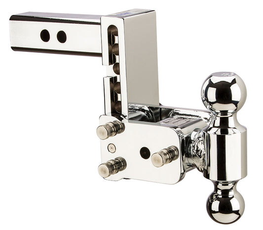 TS10037C B&W TOW AND STOW DUAL BALL 2 ADJ BALL MOUNT 5 DROP/5-1/2 RISE CHROME