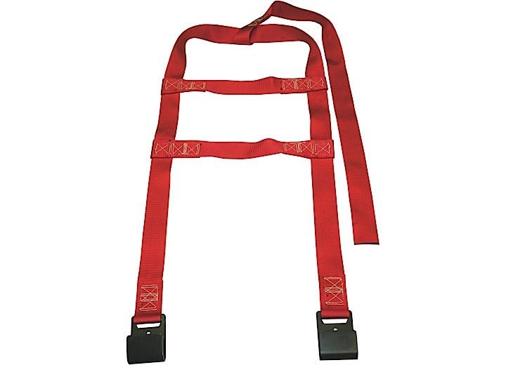 Ultra Fab Products Inc Tow Dolly Tiedown Strap (Red) - 46-700034 - Imex RV And Auto Parts