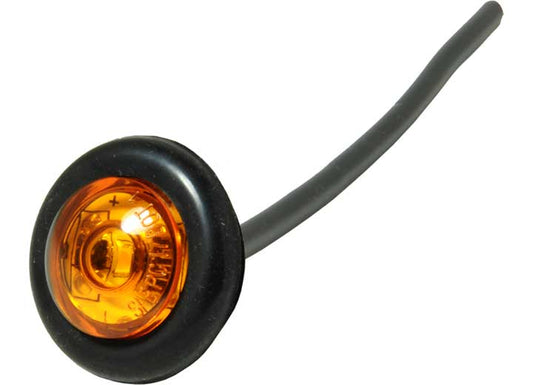 Uni - Bond LED Compact Side Marker Lamp W/ Grommet Amber - Imex RV And Auto Parts