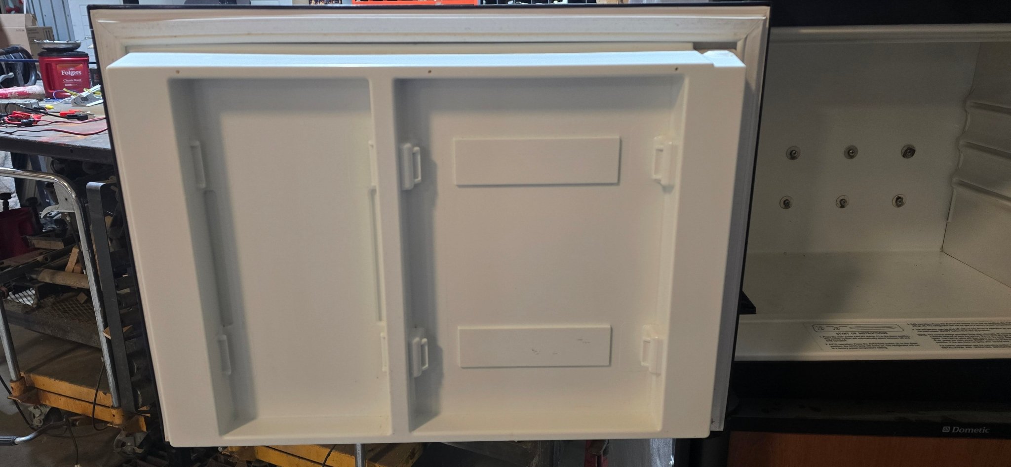 Used Dometic Left Hand Freezer Door 2932561208 - Imex RV And Auto Parts
