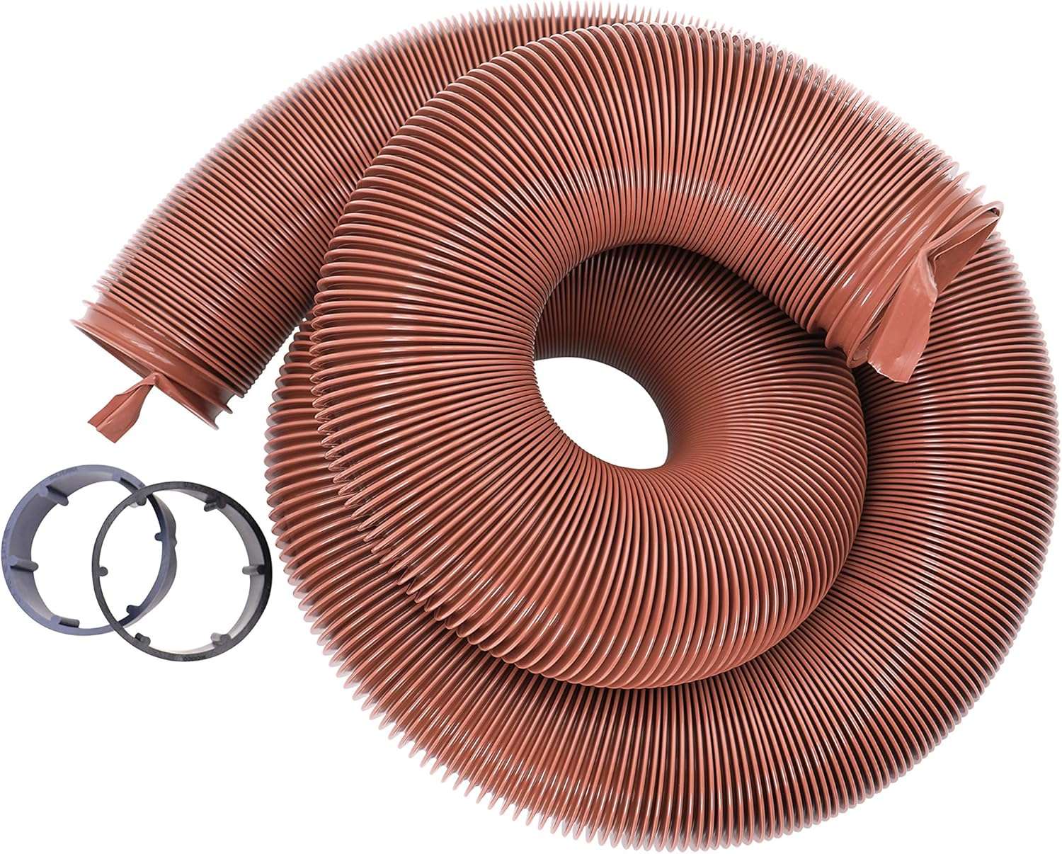 Valterra D04 - 0040 EZ Flush 20' Bronze Heavy Duty Drain Hose - Imex RV And Auto Parts
