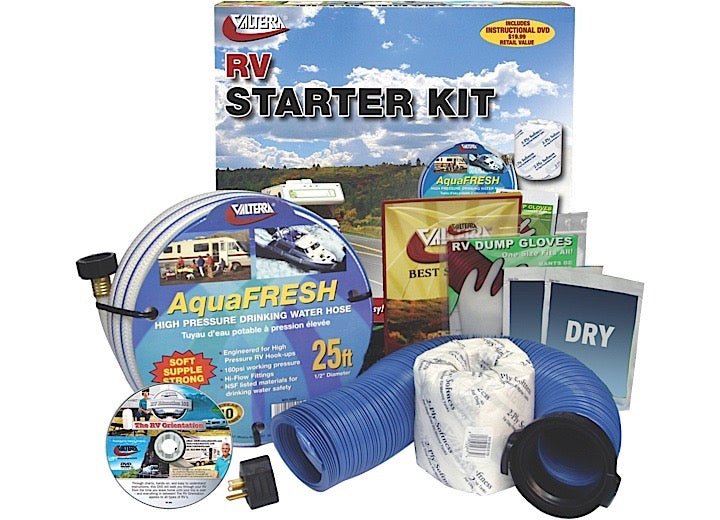 Valterra Starter Kit Standard With DVD Boxed - K88105DVD - Imex RV And Auto Parts