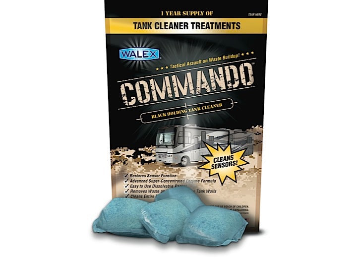 Walex Products CMDOBG Commando Black Tank Cleaner, Retail Bag