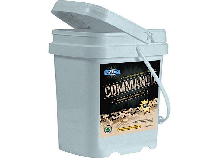 Walex Commando Black Tank Cleaner Bulk Tub - Effective RV Waste Tank Treatment