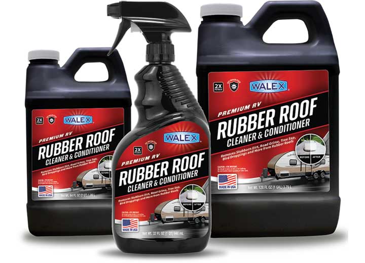 Walex Products Premium Rubber Roof Cleaner & Conditioner 64 Oz - Imex RV And Auto Parts