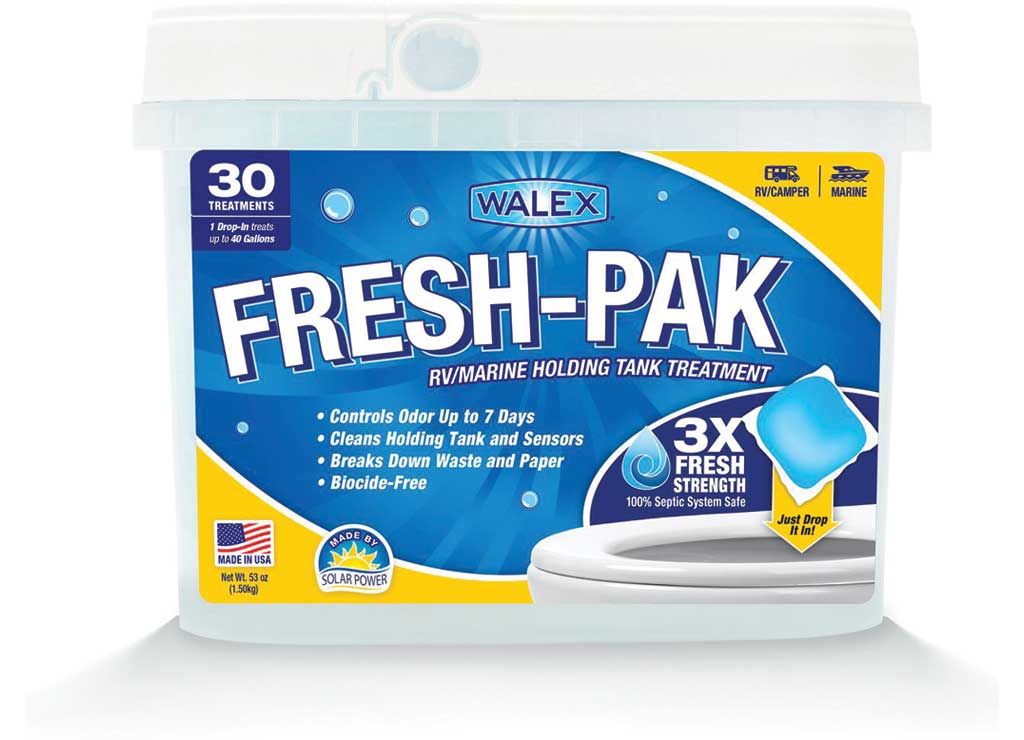 Walex Freshpak RV and Marine Holding Tank Deodorizer 30-Pack Tub