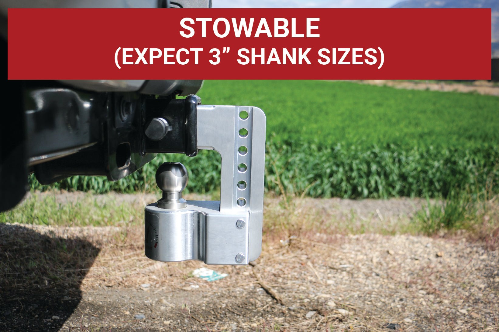 Weigh Safe 10-Inch Drop Hitch with 2-Inch Shank – Aluminum Adjustable Ball Mount for Safe Towing - Imex RV And Auto Parts