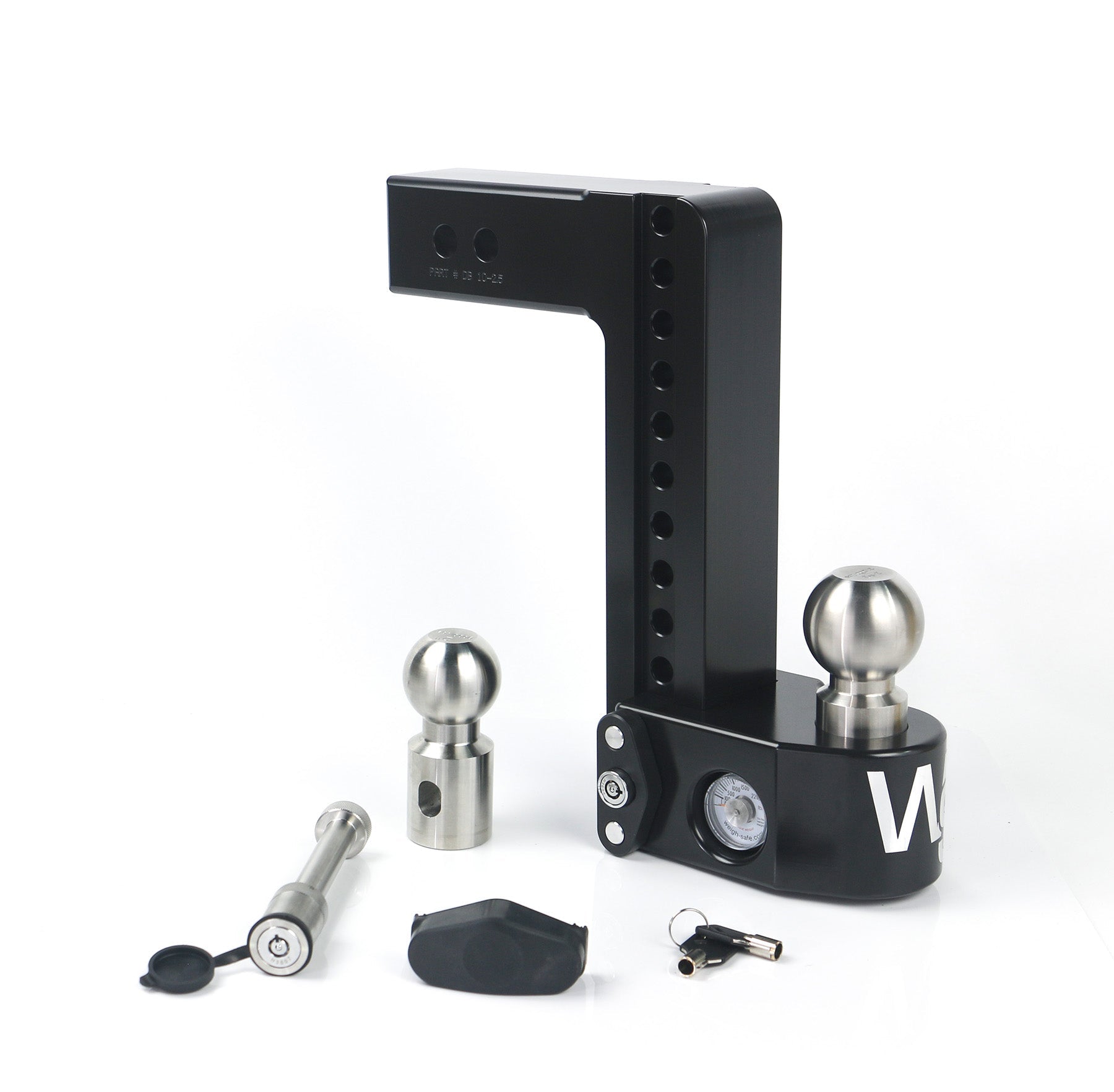 Weigh Safe 10-Inch Drop Hitch with 2.5-Inch Shank and Keyed Alike WS05 by Weigh Safe - Imex RV And Auto Parts