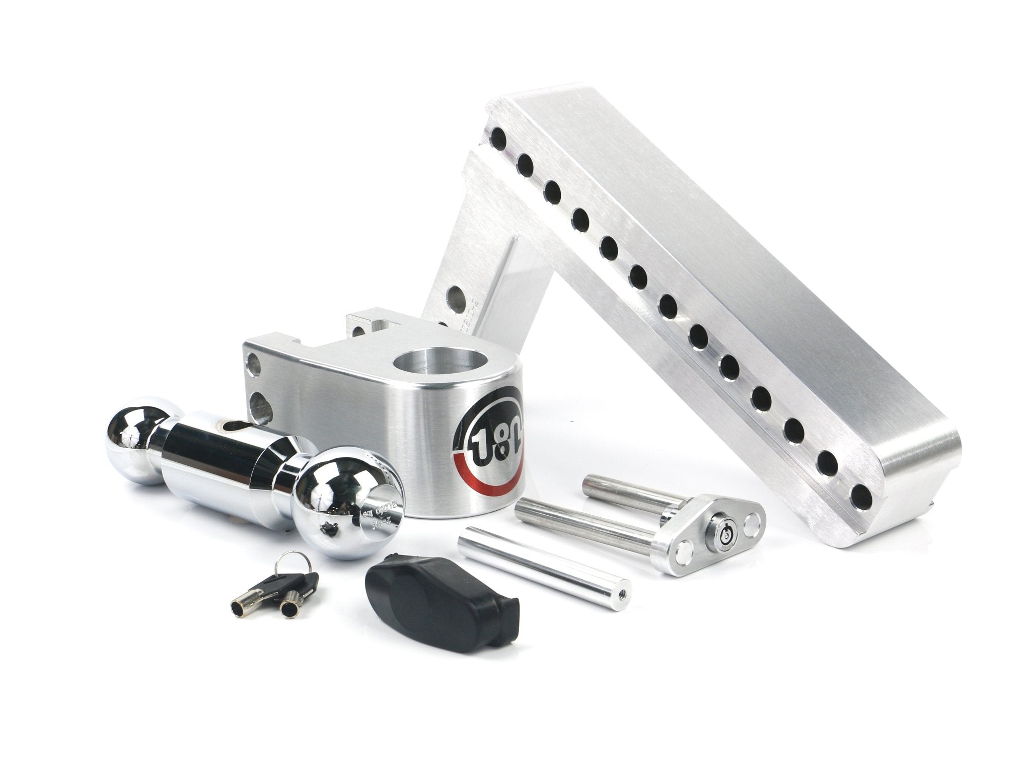 Weigh Safe 180 Hitch Chrome Ball 10" Drop Hitch with 2-Inch Shank - Imex RV And Auto Parts