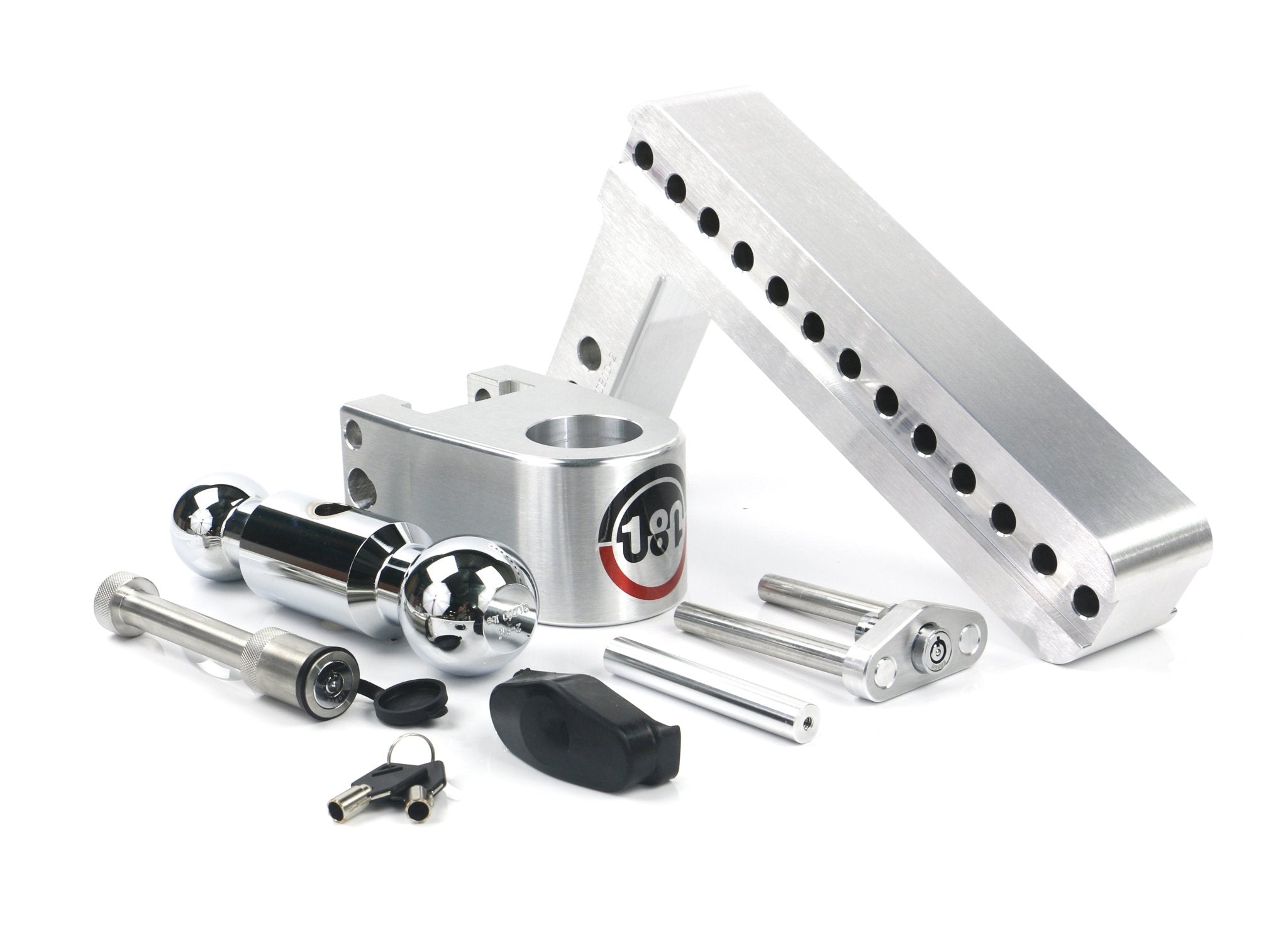 Weigh Safe 180 Hitch Chrome Ball 10" Drop Hitch with 2" Shank - Keyed Alike WS05 Included - Imex RV And Auto Parts