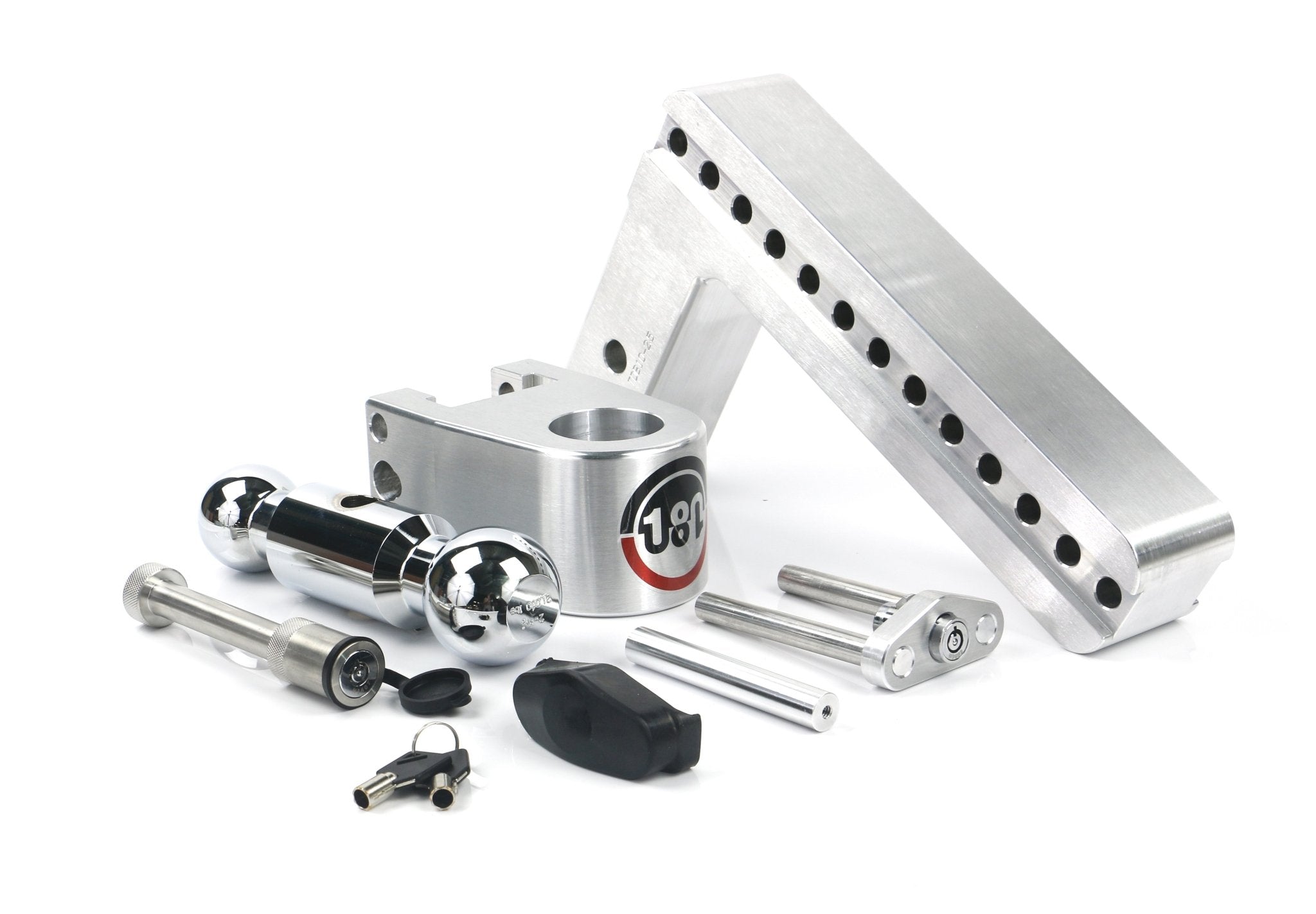 Weigh Safe 180 Hitch Chrome Ball 10-Inch Drop Hitch with 2.5-Inch Shank - Imex RV And Auto Parts