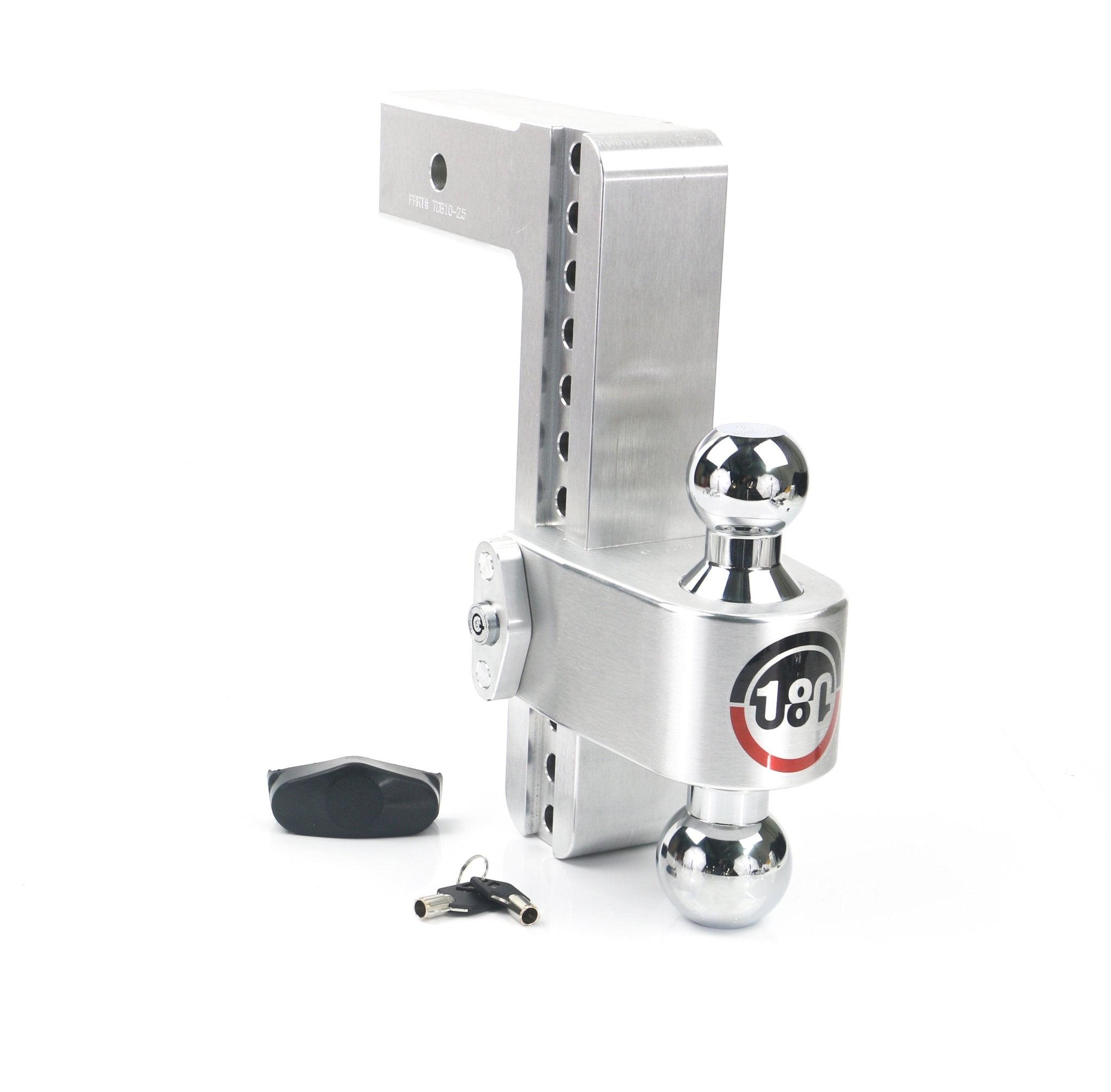Weigh Safe 180 Hitch Chrome Ball 10-Inch Drop Hitch with 2.5-Inch Shank - Imex RV And Auto Parts