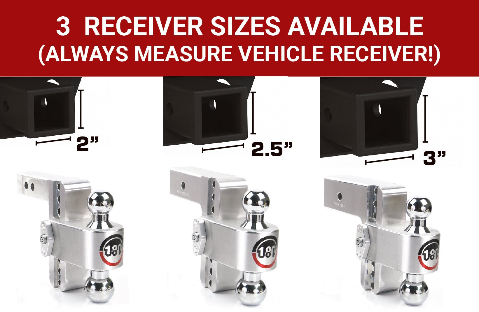 Weigh Safe 180 Hitch Chrome Ball 10-Inch Drop Hitch with 3-Inch Shank - Imex RV And Auto Parts