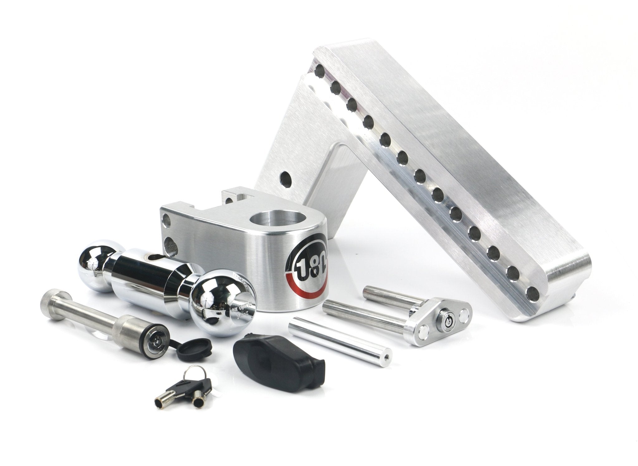 Weigh Safe 180 Hitch Chrome Ball 10-Inch Drop Hitch with 3-Inch Shank – Keyed Alike WS05 Included - Imex RV And Auto Parts