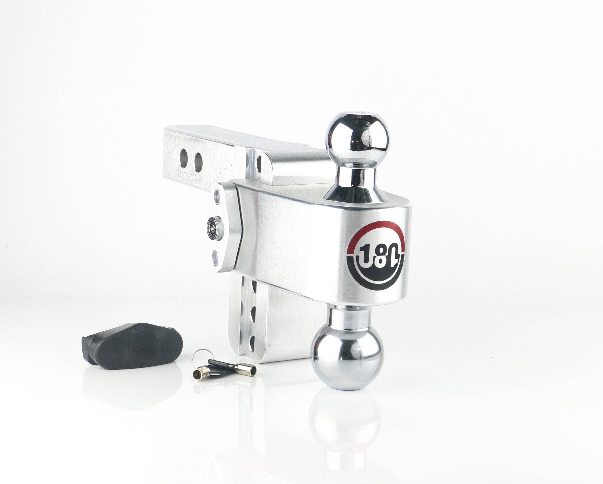 Weigh Safe 180 Hitch Chrome Ball 4-Inch Drop Hitch with 2-Inch Shank - Imex RV And Auto Parts