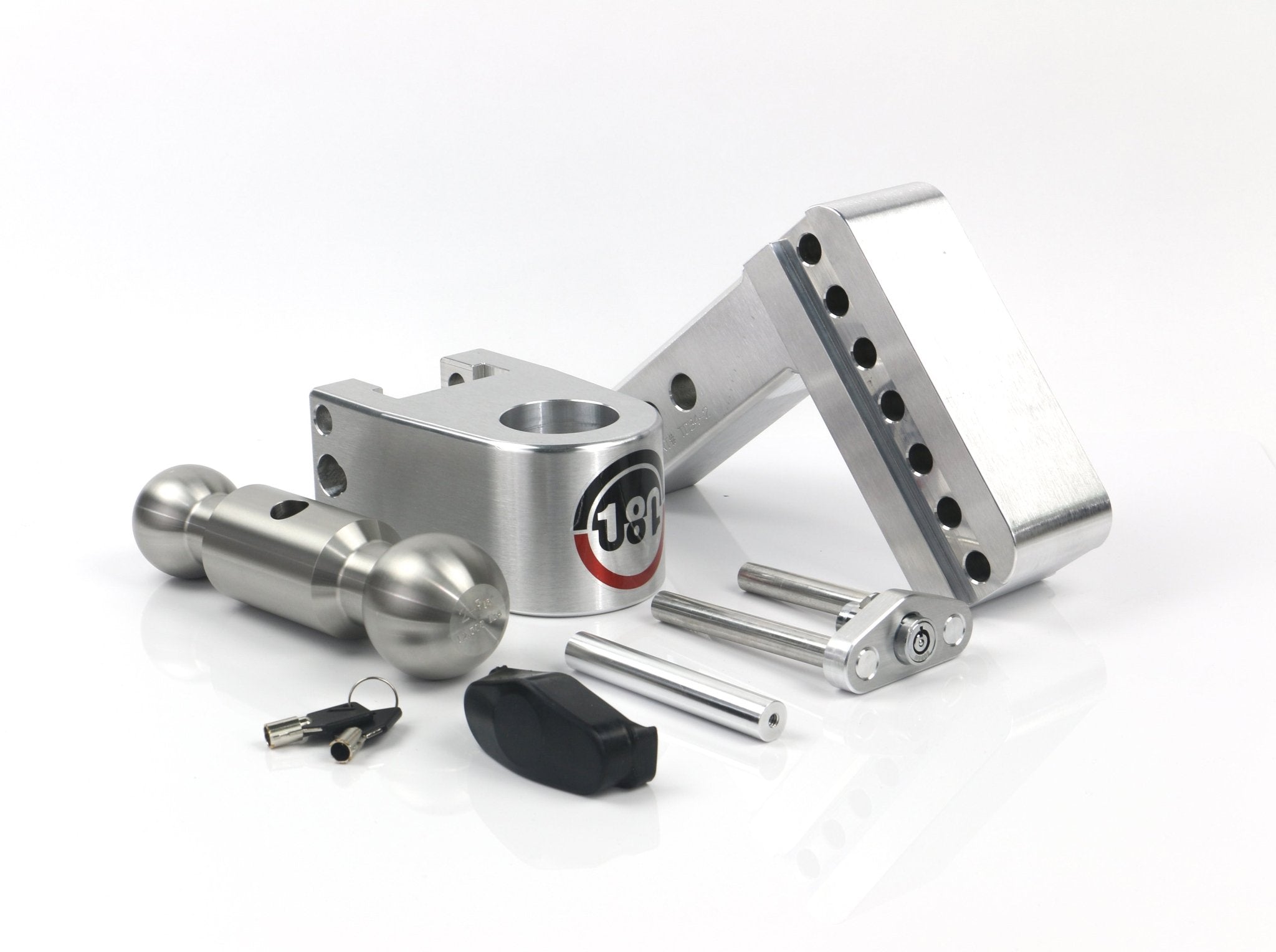 Weigh Safe 180 Hitch Stainless Steel Drop Hitch with 2-Inch Shank and Combo Ball for 2-Inch Receiver - Imex RV And Auto Parts