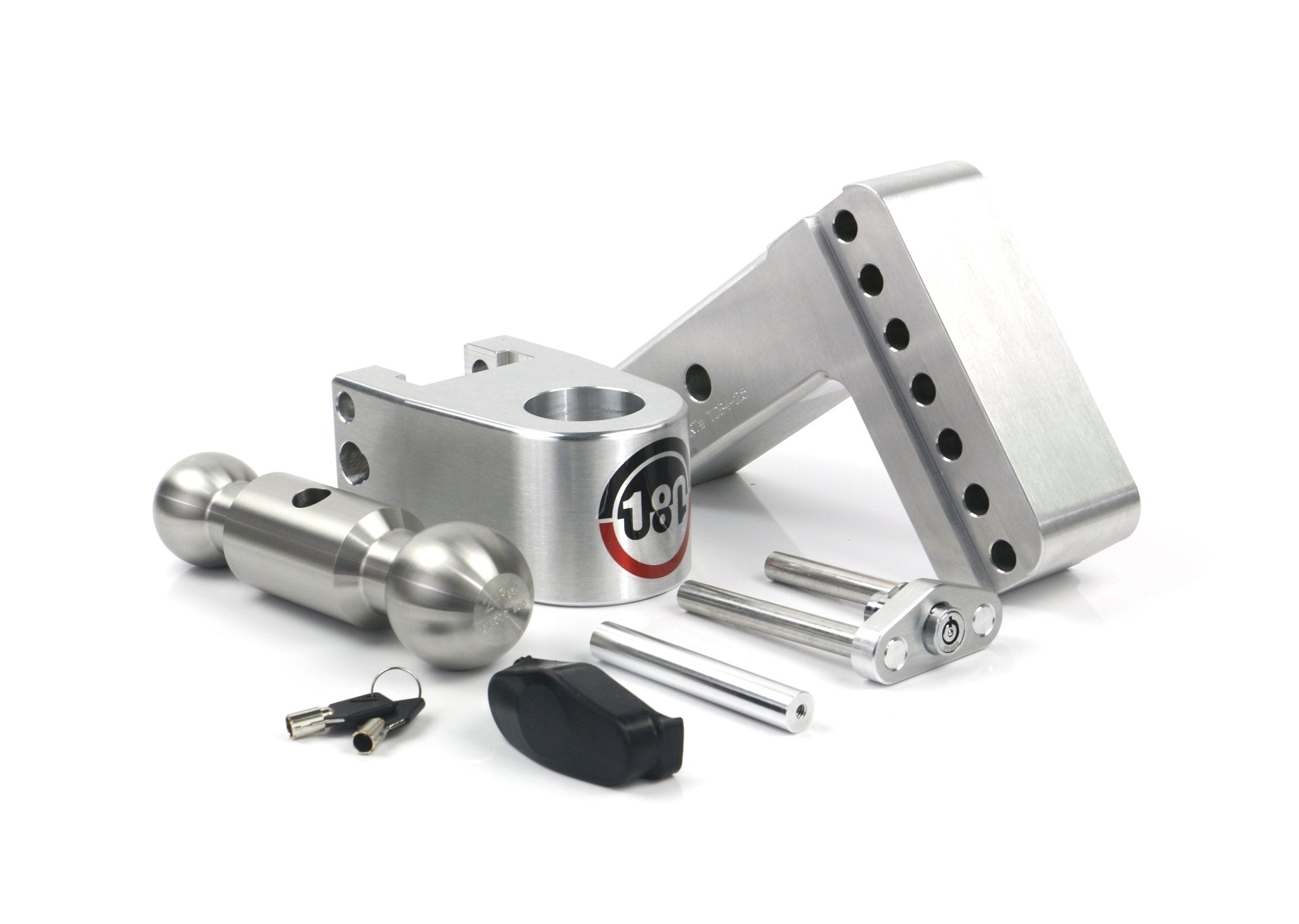 Weigh Safe 180 Hitch Stainless Steel Drop Hitch with 4-Inch Drop and 2.5-Inch Shank - Imex RV And Auto Parts