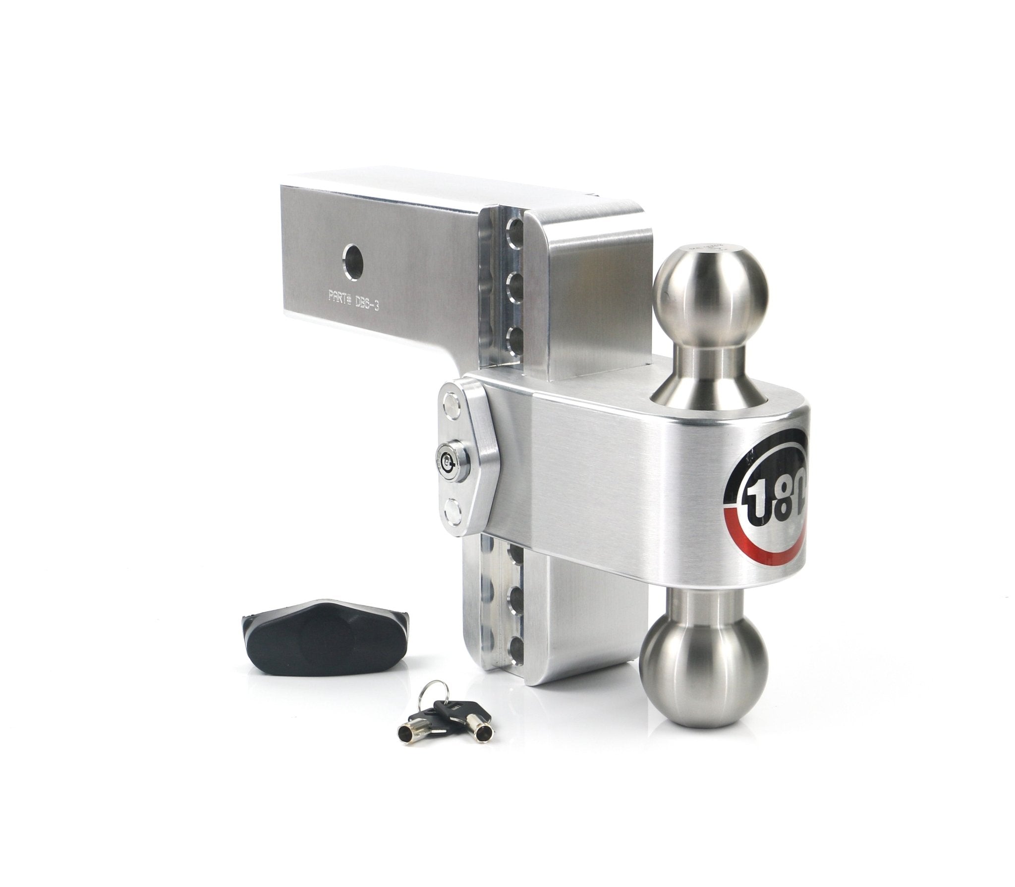 Weigh Safe 180 Hitch Stainless Steel Drop Hitch with 6-Inch Drop and 3-Inch Shank - Imex RV And Auto Parts