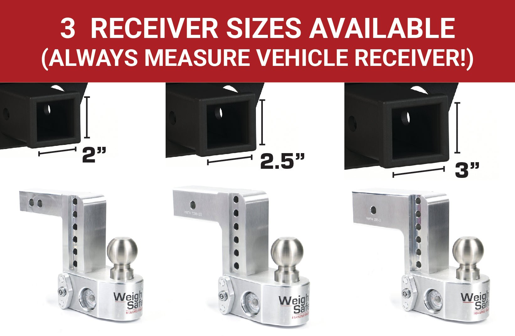 Weigh Safe 6-Inch Drop Hitch with 2-Inch Shank and Built-in Scale - Imex RV And Auto Parts