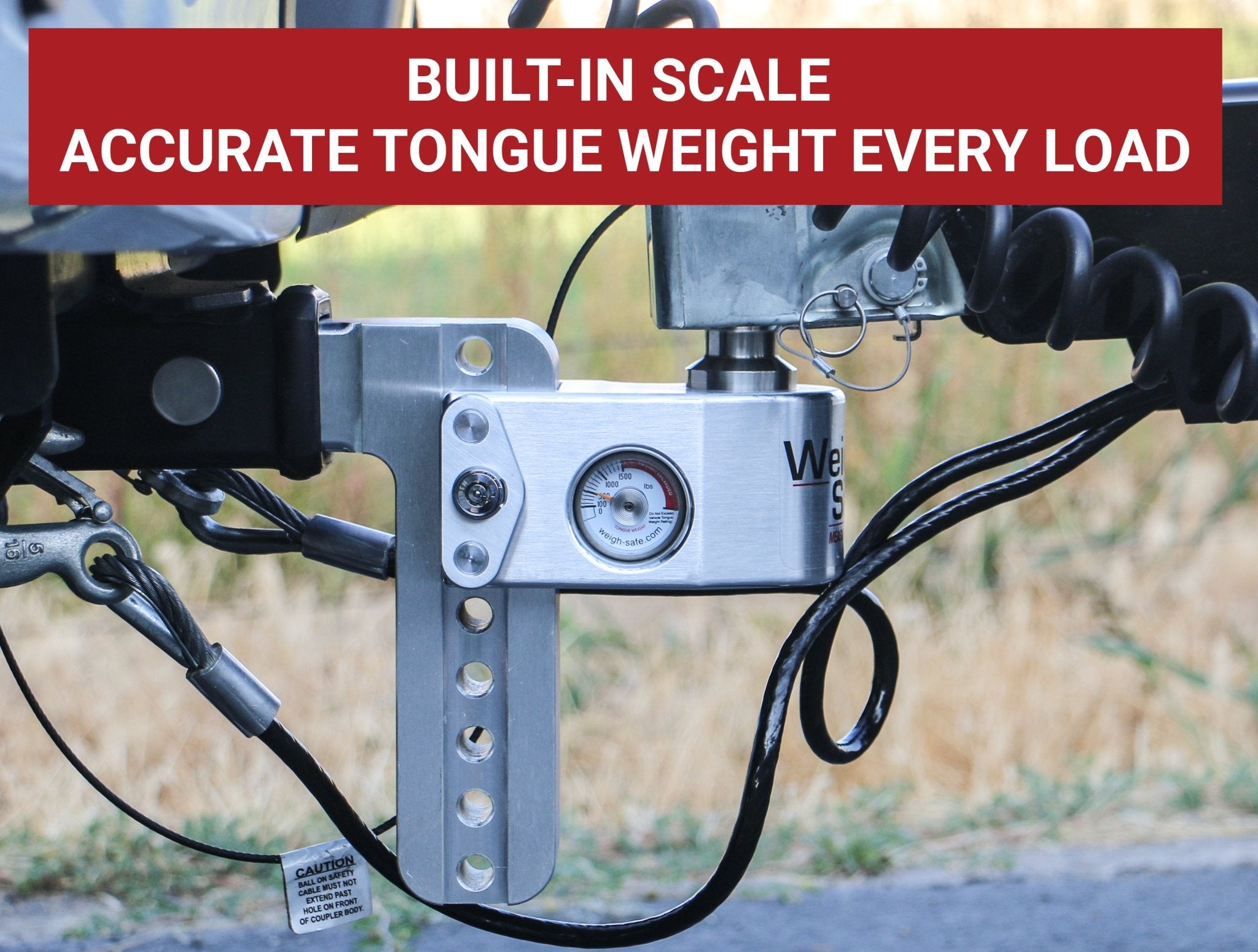 Weigh Safe 6-Inch Drop Hitch with 2.5-Inch Shank for Secure Towing - Imex RV And Auto Parts