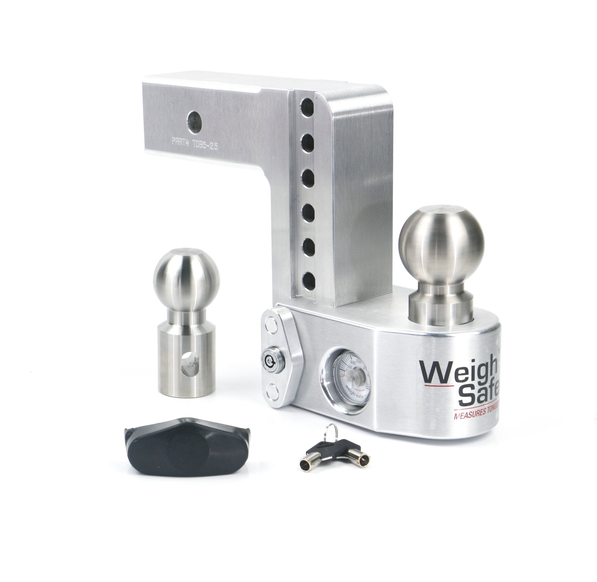 Weigh Safe 6-Inch Drop Hitch with 2.5-Inch Shank for Secure Towing - Imex RV And Auto Parts