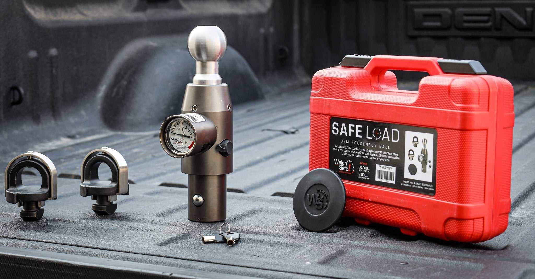 Weigh Safe OEM Gooseneck Ball with Universal Pucks for Safe Trailer Towing - Imex RV And Auto Parts