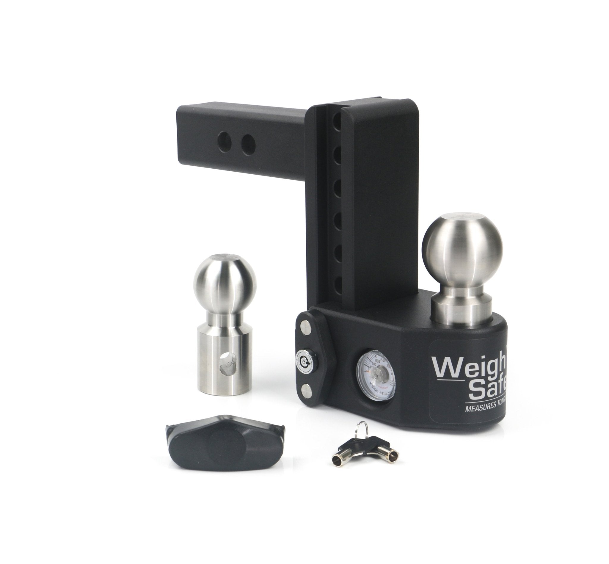 Weigh Safe Steel 6-Inch Drop Hitch with 2-Inch Shank for Heavy Duty Towing - Imex RV And Auto Parts
