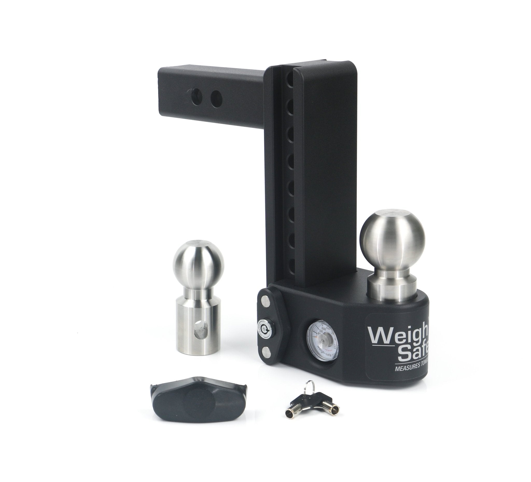 Weigh Safe Steel 8-Inch Drop Hitch with 2-Inch Shank for Heavy Duty Towing - Imex RV And Auto Parts