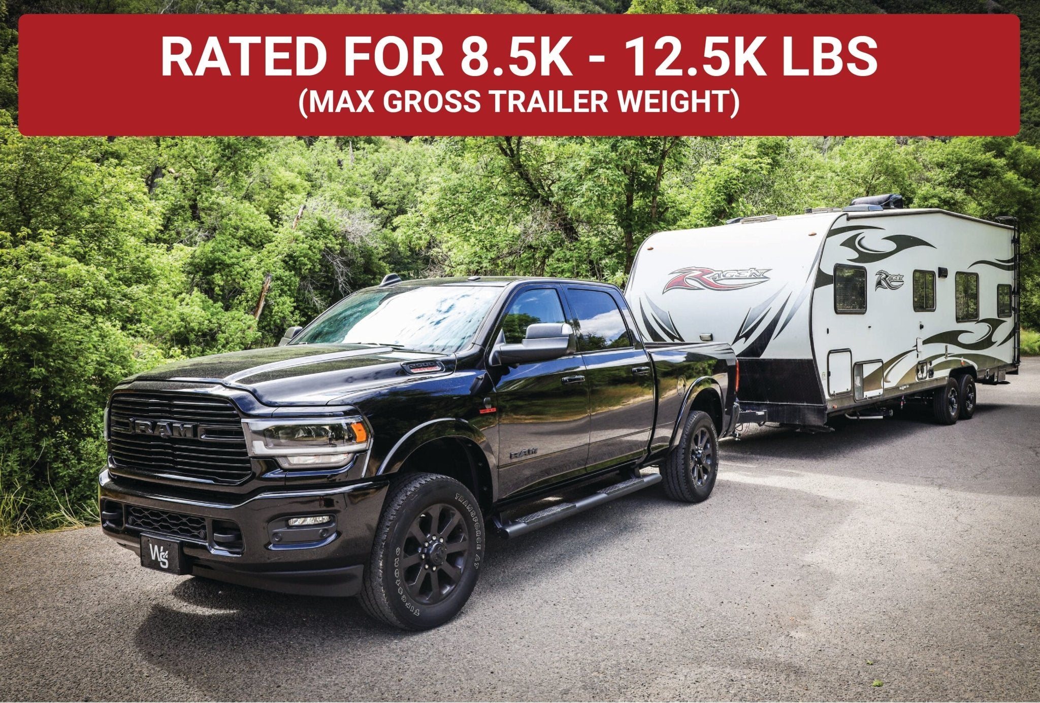 Weigh Safe TrueTow Middleweight Weight Distribution Hitch with 6" Drop and 2.5" Shank - 12,500 lbs GTW - Imex RV And Auto Parts