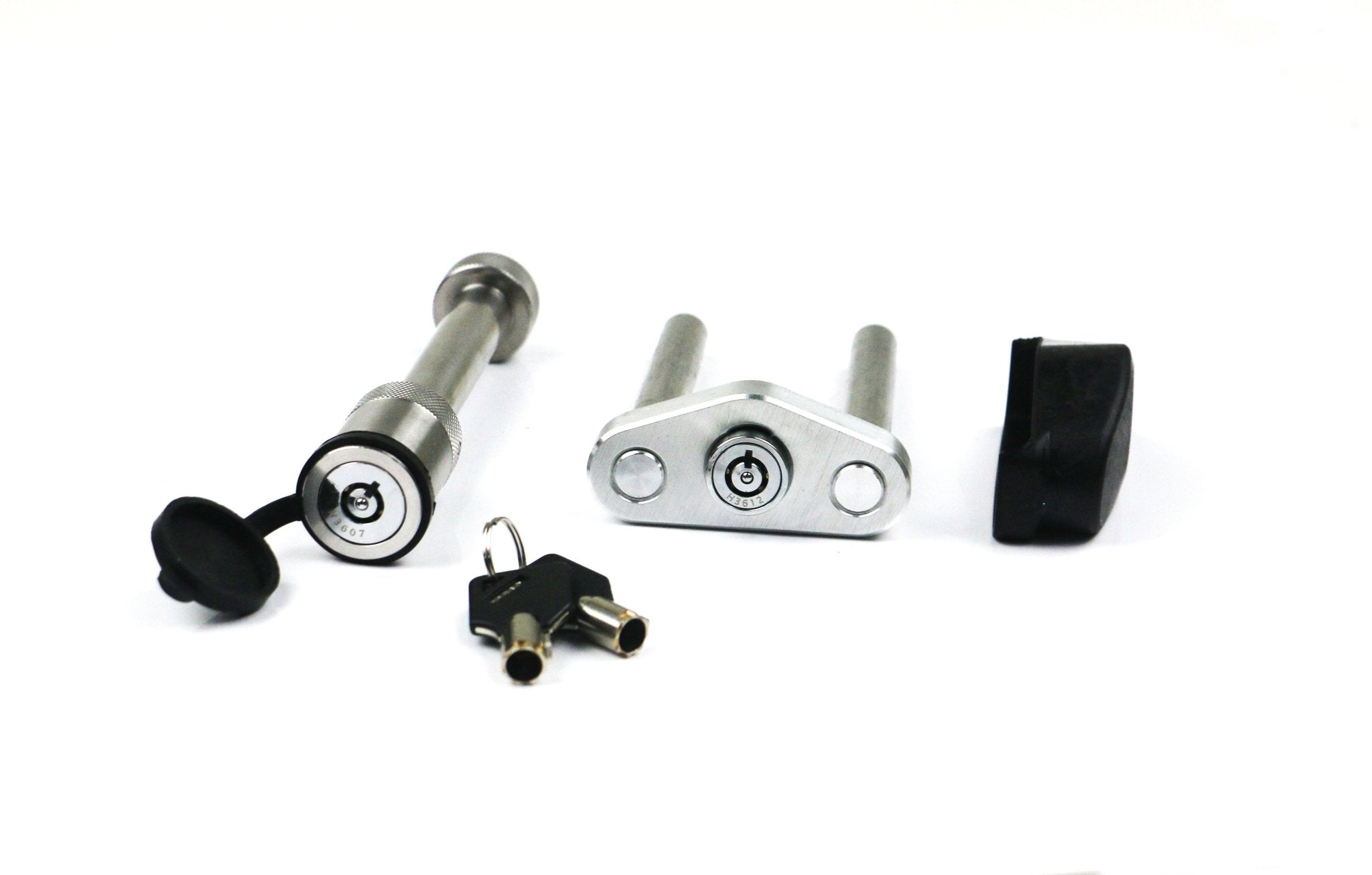 Weigh Safe WS06 Dual Pin Lock Plate with Key Assembly – Hitch Locking Pin, Keyed Alike - Imex RV And Auto Parts