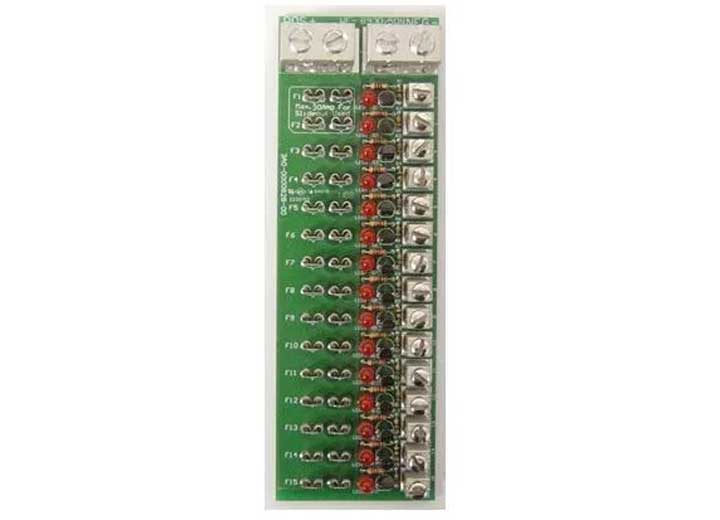 WFCO 12V DC 15 Position Fuse Panel 8930/50N - PCB - Imex RV And Auto Parts