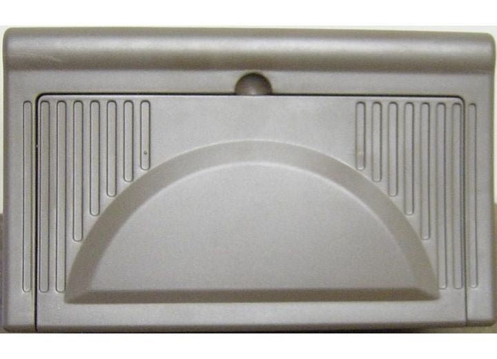 WFCO WF - 8725 - PB - DA Black Plastic Door Assembly for Wf8725 Pb - 7 1/4 Inch Height by 11 3/4 Inch Width - Imex RV And Auto Parts