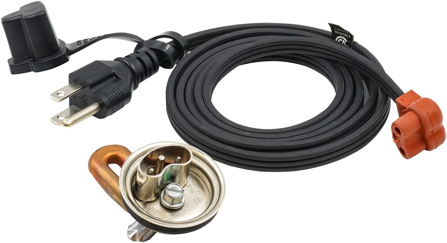 Zerostart 3100057 Engine Block Heater for Buick, Cadillac, Chevrolet, Ford, Mercury, Lincoln, Jeep, Pontiac, Continental, Oldsmobile, 1 - 5/8 - Inch Diameter | CSA Approved | 120 Volts | 600 Watts - Imex RV And Auto Parts